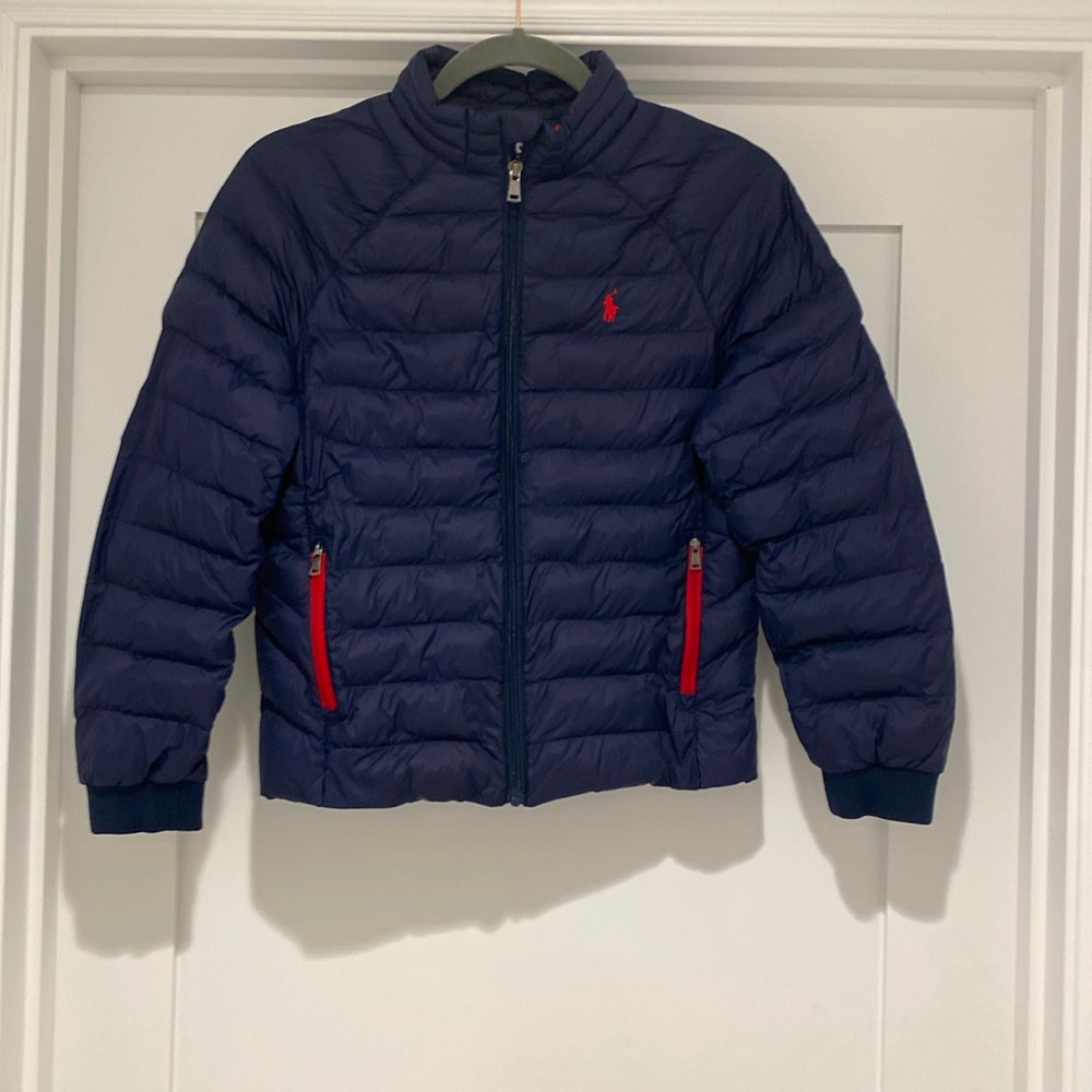 Navy Boys Polo Ralph Lauren jacket in excellent condition.